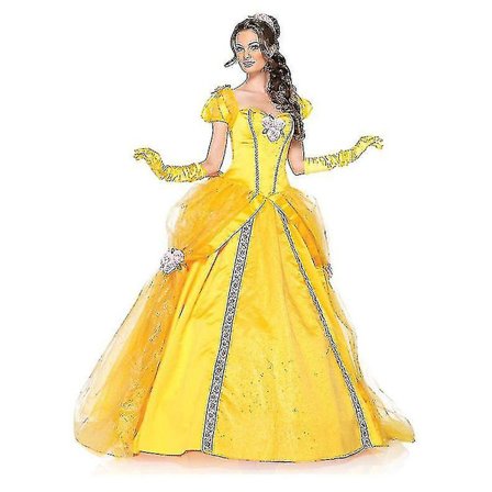 Disney Halloween kostym Belle Princess Dress Vuxen Beauty And Beast Anime Belle Dress Cosplay Performance Kvinnor Födelsedagspresenter Kb