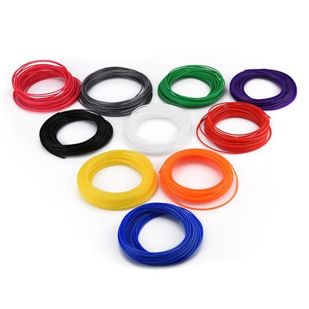 Kryogeeninen 3D-tulostuskynä PLA-tulostusfilamentti 10 väriä 10 metriä 1,75 mm