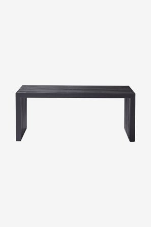 Cinas - Benk Rib 104x35 cm - Svart - Benker - Fra Homeroom