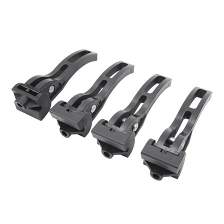 4 stk. Trifold Tonneau Cover Hard eller Soft Folding Clamp Cover Erstatning for Ford