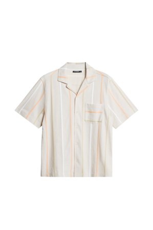 J.Lindeberg - Theron Stripe Resort Shirt - Grey - - M