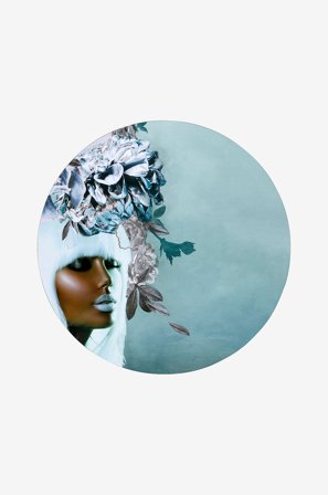 Malerifabrikken - Taulu Silver Couture 2 - Sininen - Taulut - - Homeroom