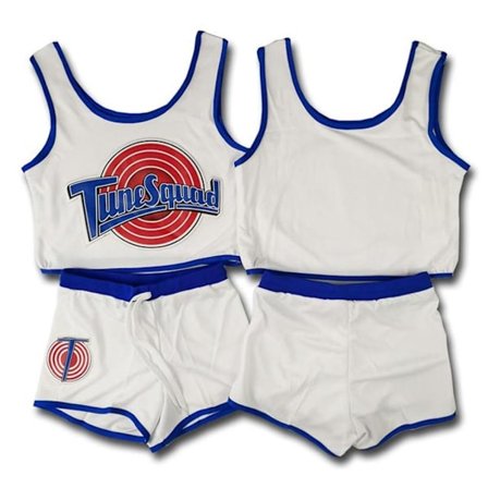 Tune Squad Bunny Top och Shorts Jersey Set white L