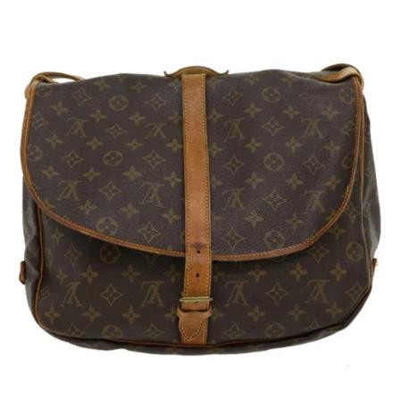 Louis Vuitton Vintage, Pre-owned Canvas louis-vuitton-bags Bruin, Dames, Maat:ONE Size