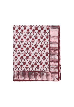 Pick A Poppy Lily Bordsduk - 150x350 Cm Bordstextil Röd