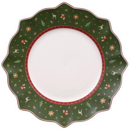 Villeroy & boch Toy's Delight lautanen 28 cm, vihreä