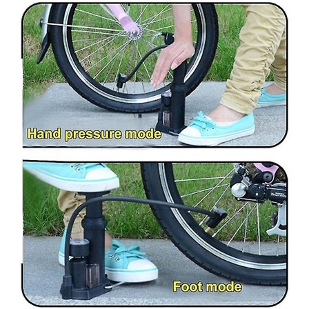 Korkeapaineinen jalkaaktivoitu pyöränpumppu, integroitu paineenmittaus