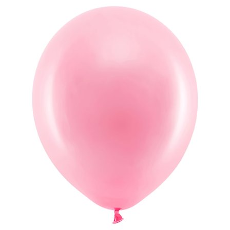 Rainbow Små Latexballoner Pastel Pink 100-pak