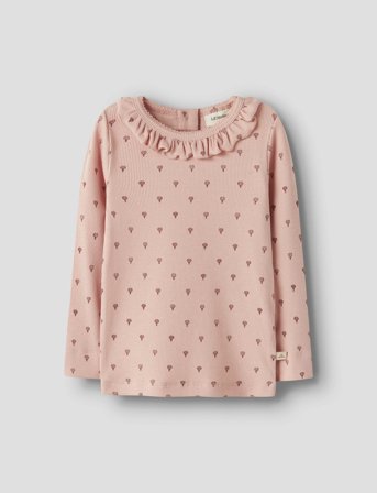 Lil'Atelier Nmfgago Kis Ls Slim Top Lil - Pink - 92