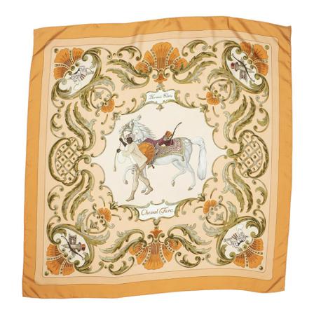 Hermès Vintage Pre-owned Halstørklæde Orange, Dame Vintage Accessories, Størrelse: ONE Size