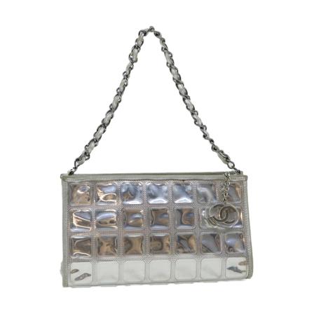 Chanel Vintage, Pre-owned Shoulder Bag Grijs, Dames, Maat:ONE Size