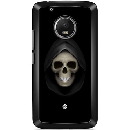 Bjornberry Skal Moto G5 Plus - Black Skull