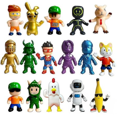 Stumble Guys Figurleksak Stumble Guys Figura Anime Actionfigurer Leksaksset För Pojkar Pvc Modell Samlingsleksaker Barn