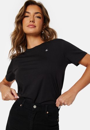 Calvin Klein Jeans CK Embro Badge Regular Tee BEH Ck Black Klær