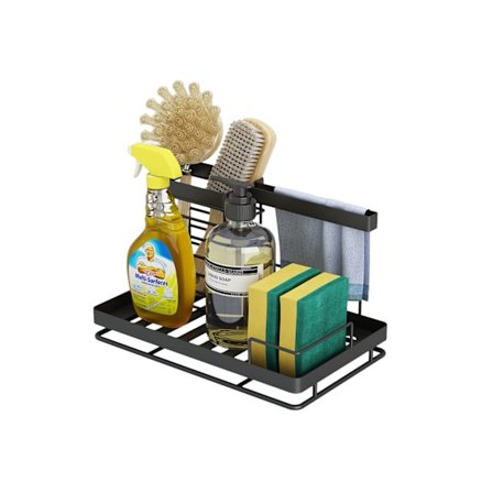 Vask Organizer - Premium Opvaskebørsteholder, ideel til at hjælpe med køkkenopbevaring og organisering, højkvalitets rustfrit stålmateriale