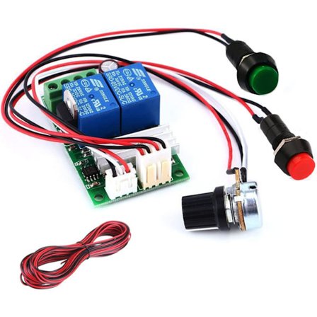 Hastighedsregulator 12V, DC Motor Hastighedsregulator (PWM) DC Hastighed Justerbar Reversibel Kontakt, 6V 12V 24V DC Motor Inverter 3A{yh}