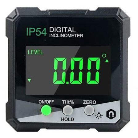 Digital vinkelmåler, vinkelmåler med LCD-skjerm, inklinometer med magnet, digital vinkelmåling - DPZO.ca