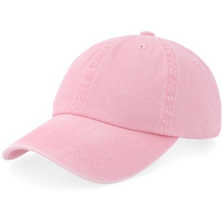 Equip - Rosa unconstructed Keps - Kids Pink Pigment Washed Dad Cap @ Hatstore