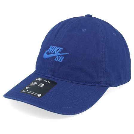 Nike - Azul unconstructed Boné - Club Cap U Fb Sb S24 L Blue/Game Royal Dad Cap @ Hatstore