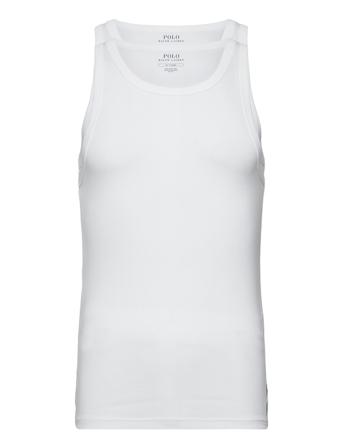Classic Tank Undershirt 2-Pack Tops T-shirts Sleeveless White Polo Ralph Lauren Underwear