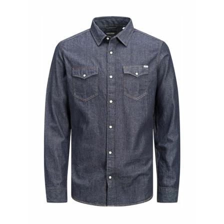 Jack & Jones, Denim Shirts Niebieski, Mężczyzna, Rozmiar: L