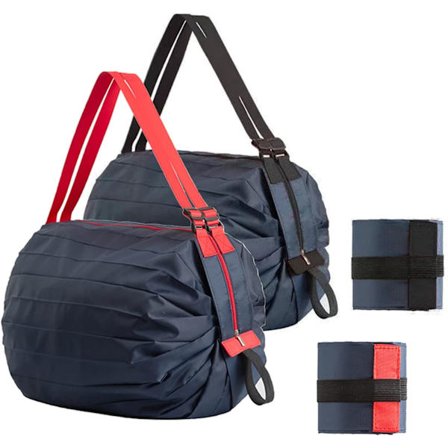 Gjenbrukbar handlepose, sammenleggbar handlepose, sammenleggbart Oxford-stoff, bærbar shopping