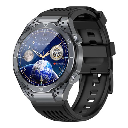 Smartwatch med EKG, Bluetooth-opkald og musik - Grå