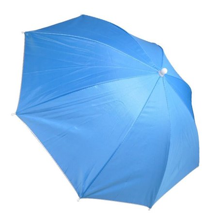 Vind- och vattentät huvudmonterad hopfällbar paraply, solskydd