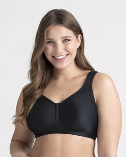 BH u. bøjle Feel Fresh Hv Sort - F100 - Miss Mary