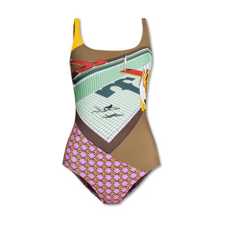 Tory Burch One-piece swimsuit Lilla, Dame Badedragt