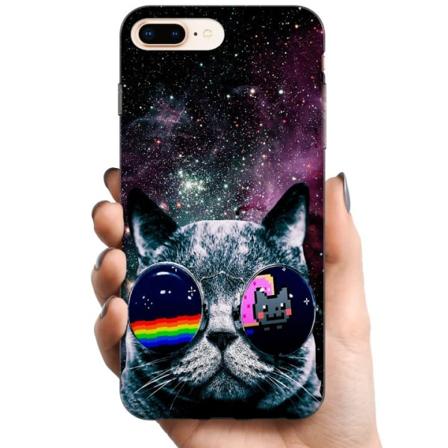Apple iPhone 8 Plus TPU Matkapuhelimen kuori Avaruus kissa