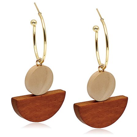 Boho Chic Trækvast Øreringe, Lange Dinglende Geometriske Øreringe, Håndlavet Elegant Gave til Kvinder