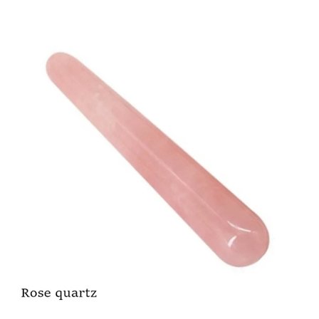 Naturlig Jade Rose Quartz Stav Ansigtspleje Værktøjer Ansigtsmassage Skønhedsløftende Slankende Engros og