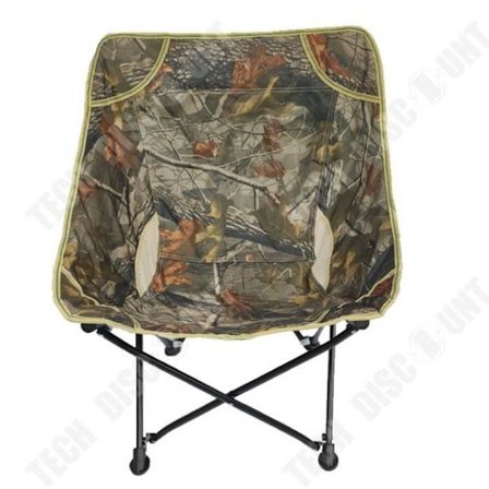 Bärbar hopfällbar utomhusstol - TD - Kamouflage - Järn - 1 plats - Unisex