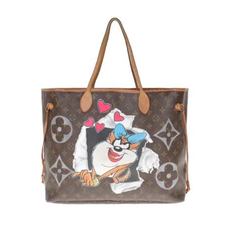 Louis Vuitton Vintage, Pre-owned Canvas louis-vuitton-bags Bruin, unisex, Maat:ONE Size