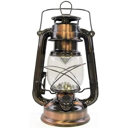 Led Storm Lamp With 15 Bright Led's / Carry Handle / Weatherproof Design / Variable Dimmer Settings