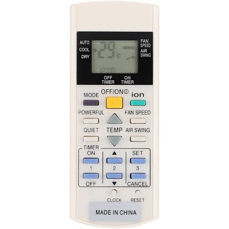 Udskiftningsfjernbetjening til aircondition til A75C3299 A75C2600