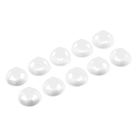 10 STK. Høreapparat Domes Enkeltlags Høreapparat Ørepropper Vaskbare Åndbare Antistatiske Bløde Silikone Høreapparat Ørepropper 7 mm