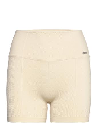 Oat White Luxe Seamless Midi Shorts Running/training Tights Kermanvärinen AIM'N