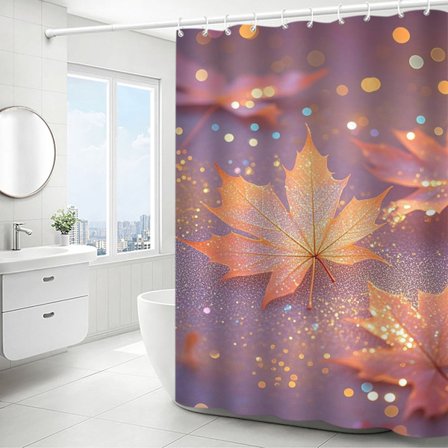 Kuvioidut suihkuverhot, vedenpitävät ja hajuttomat, valmistettu polyesteristä