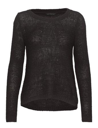Onlgeena Xo L/S Pullover Knt Pullover Svart ONLY