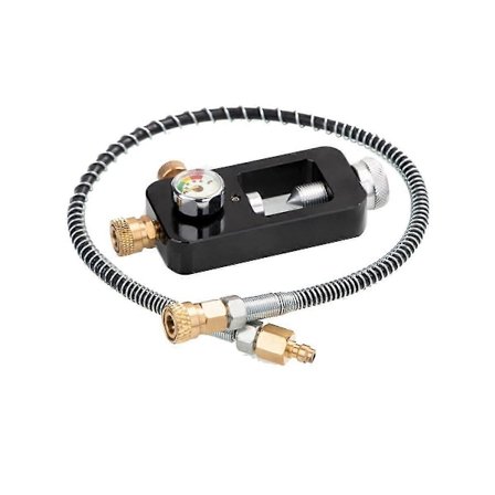 Påfyllningsadaptersats för dyktankar Syrgascylinderadapter Utomhusdykningsaccessoar med tryckmätare slang (FMY)