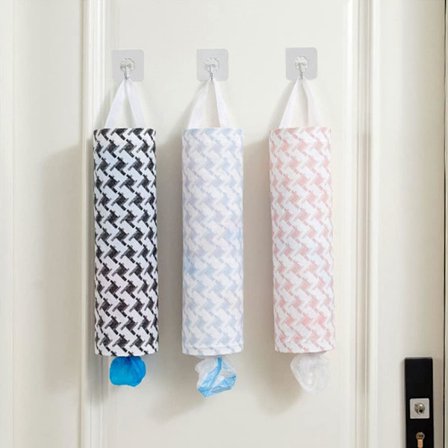 3-pack hängande soptunnehållare, plastpåshållare