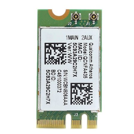 Langaton adapterikortti Qualcomm Atheros QCA9377 QCNFA435 802.11AC 2.4G/5G NGFF WIFI -kortille Bluetooth 4.1