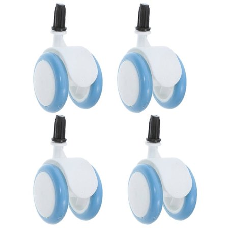 4 stk. Hjul Universal Baby Walker Hjul Erstatning Plast Gummi Hjul For Baby Stol Lekegrind Walker Tilbehør 12