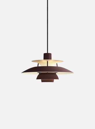 PH 5 mini taklampe Ø30 - monochrome burgundy