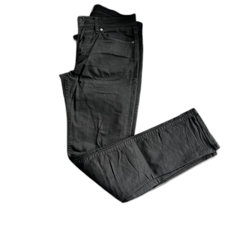 Svarta jeansbyxor med straight fit