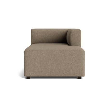 Roma Chaiselong Modul, Højrevendt - Brego Mørk Beige - 80x120x65cm - Sofa, Chaiselong - Komfortabel & Stilfuldt Møbel med Koldskum & PU Skum