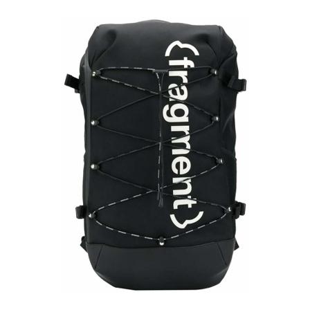 Moncler, Printed Backpack Zwart, Heren, Maat:ONE Size
