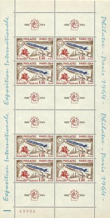 France 1964 - YT BF 6 - Souvenir sheet - Mint